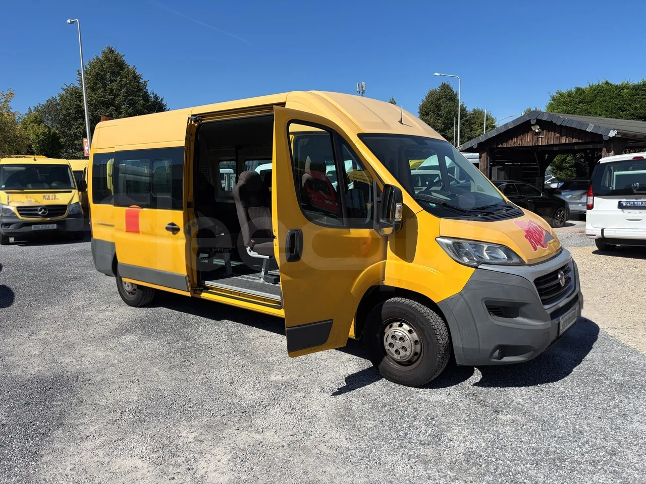 Fiat Ducato - 3/4 Front Right Side Doors Open