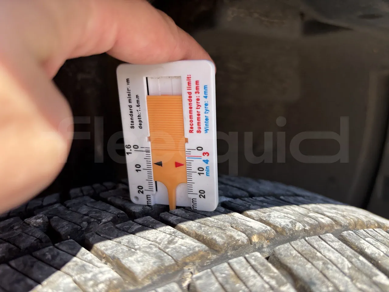 Fiat Ducato - First Axle Left Side: Tyre Thickness