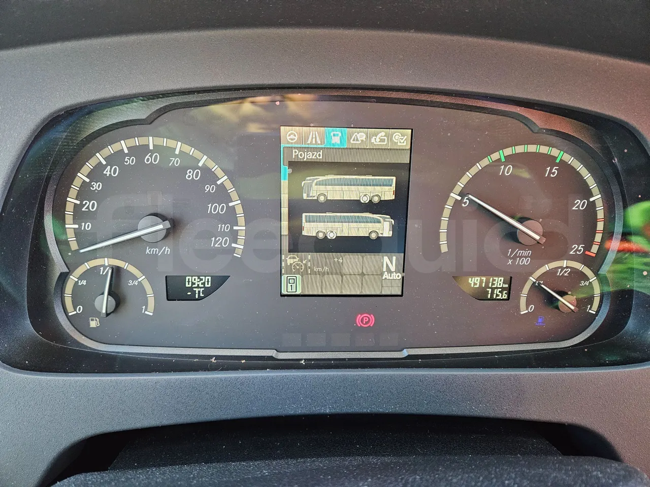 Mercedes-Benz Travego Travego - Euro 6 - 350 kW - 13 mt - dashboard lights on