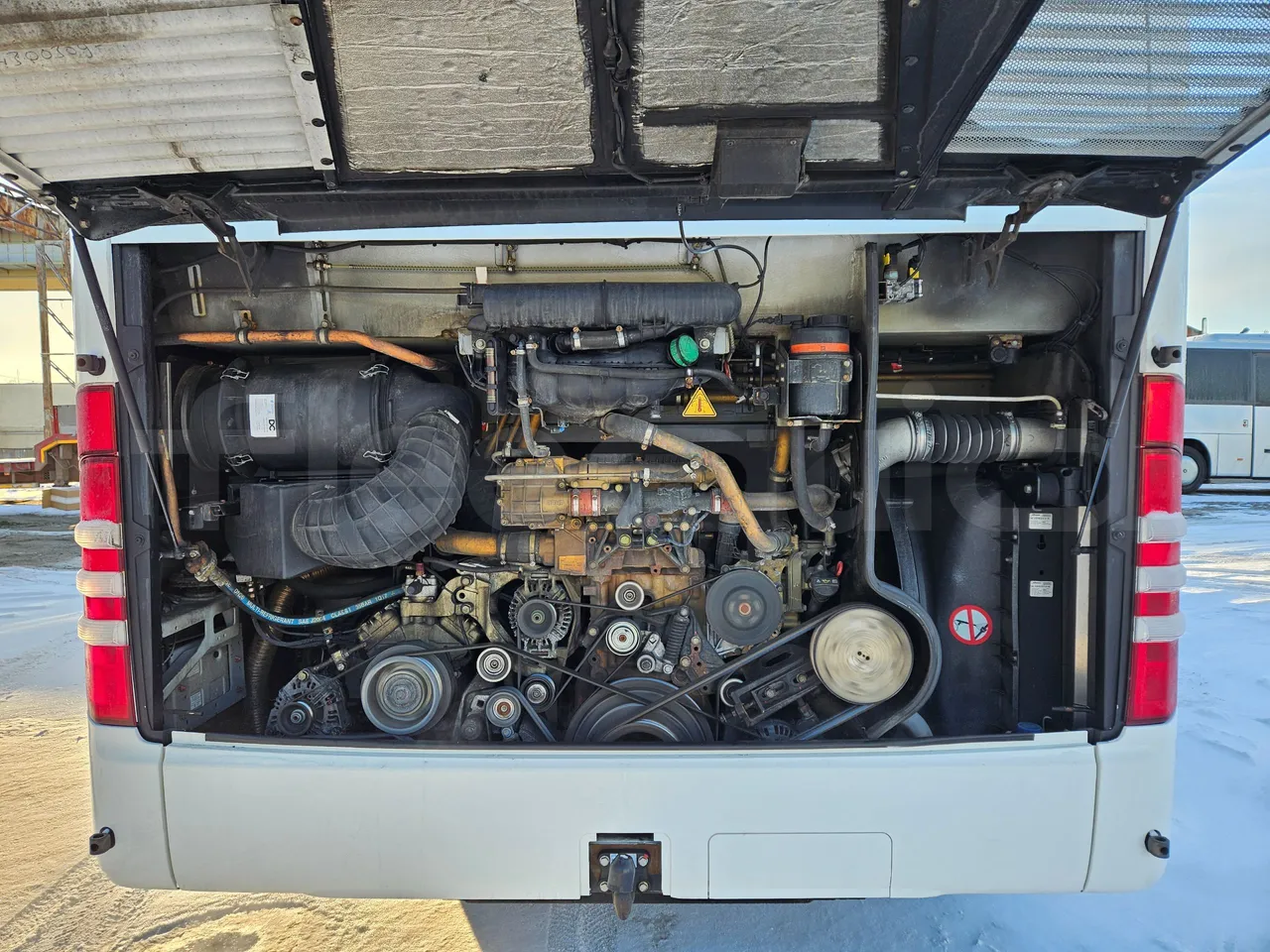 Mercedes-Benz Travego Travego - Euro 6 - 350 kW - 13 mt - rear hatch open