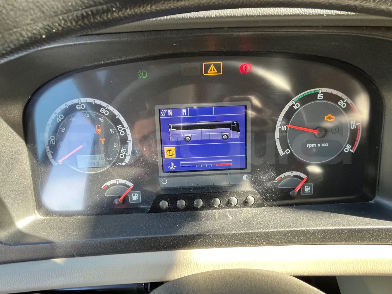 Vdl Futura 501E1 - EUR6 - 320kW - 12.875m - dashboard lights on