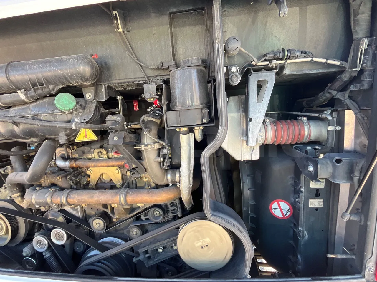 Setra S416 UL Business - Euro6 - 260kW - 12.7mt - engine plate photo