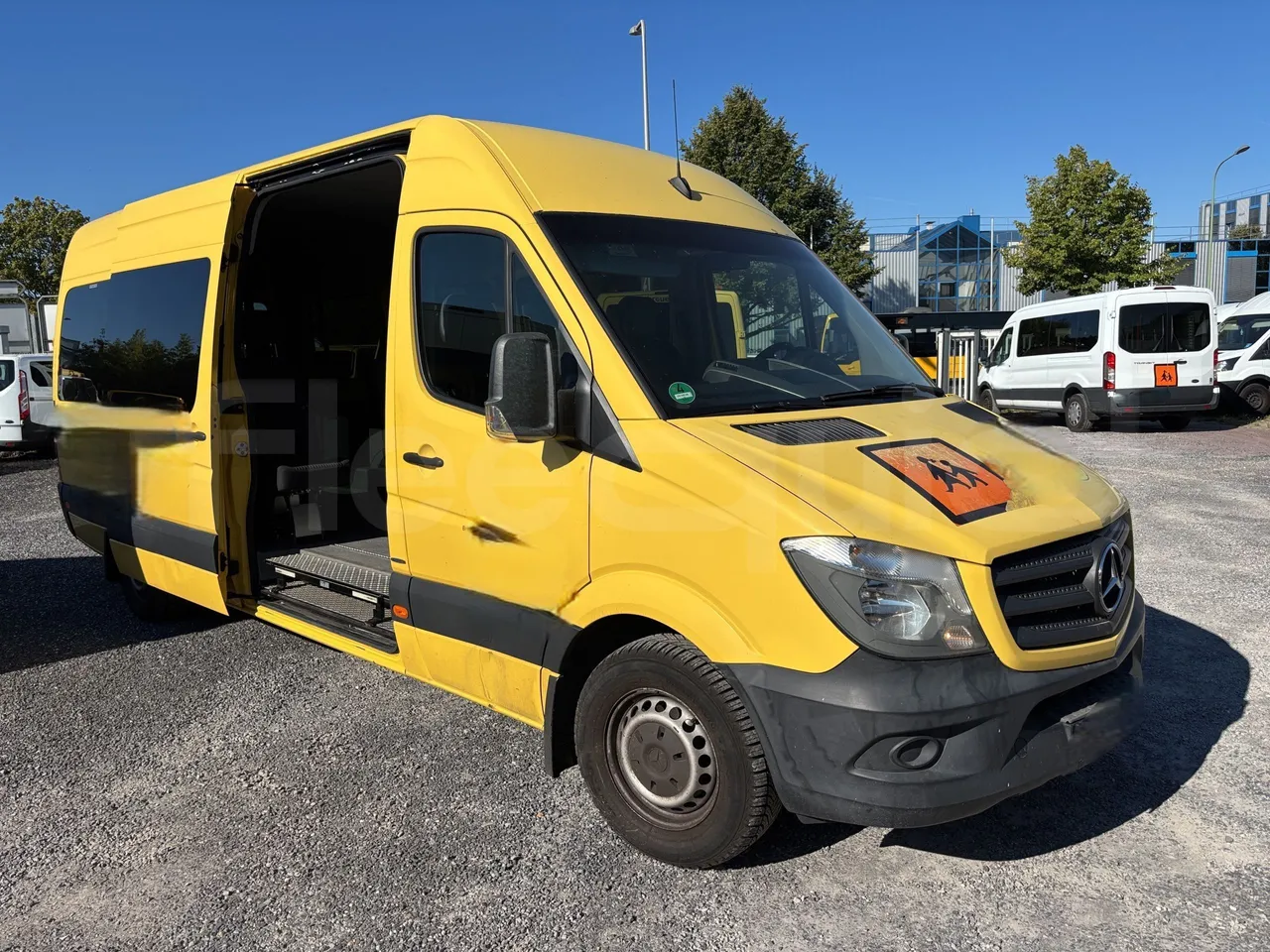 Mercedes-Benz Sprinter - 3/4 Front Right Side Doors Open
