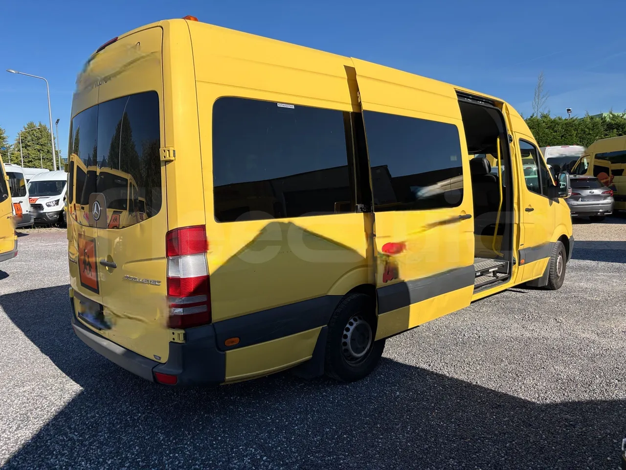 Mercedes-Benz Sprinter - 3/4 Rear Right Side Doors Open