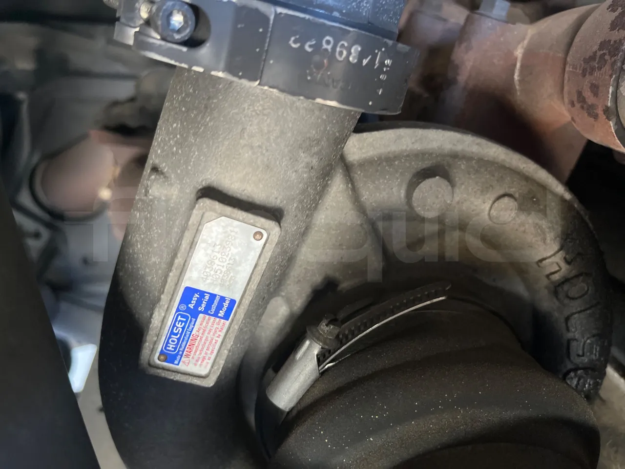 Irizar Scania - engine plate photo