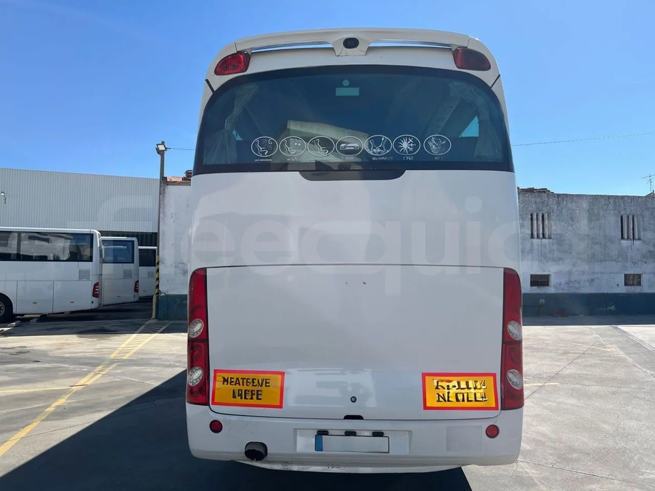 Irizar Scania - rear hatch closed