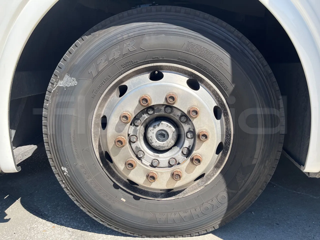 Irizar Scania - front left tire measurements