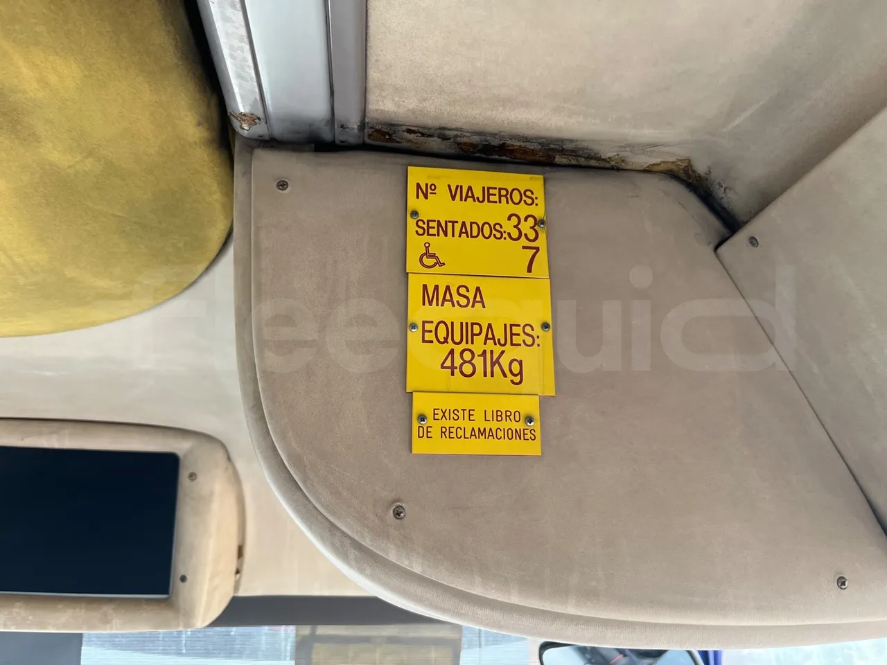 Man 12.220 HOCL ANDECAR VII.1/ Euro 4 - 176 Kw - 9,470 Mt - seat plate photo