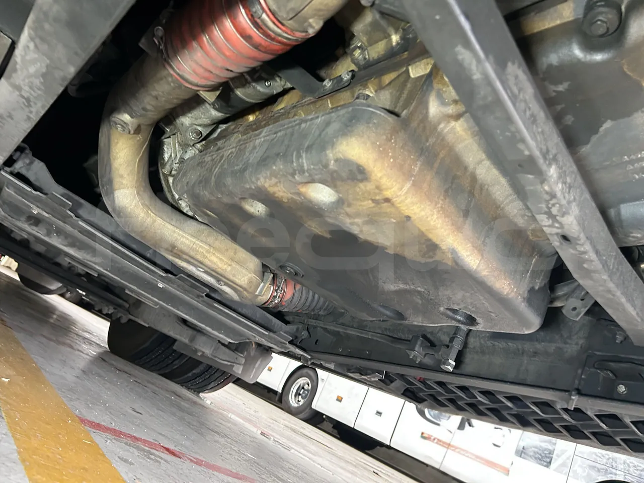 Mercedes-Benz Tourismo - Engine Without Protection