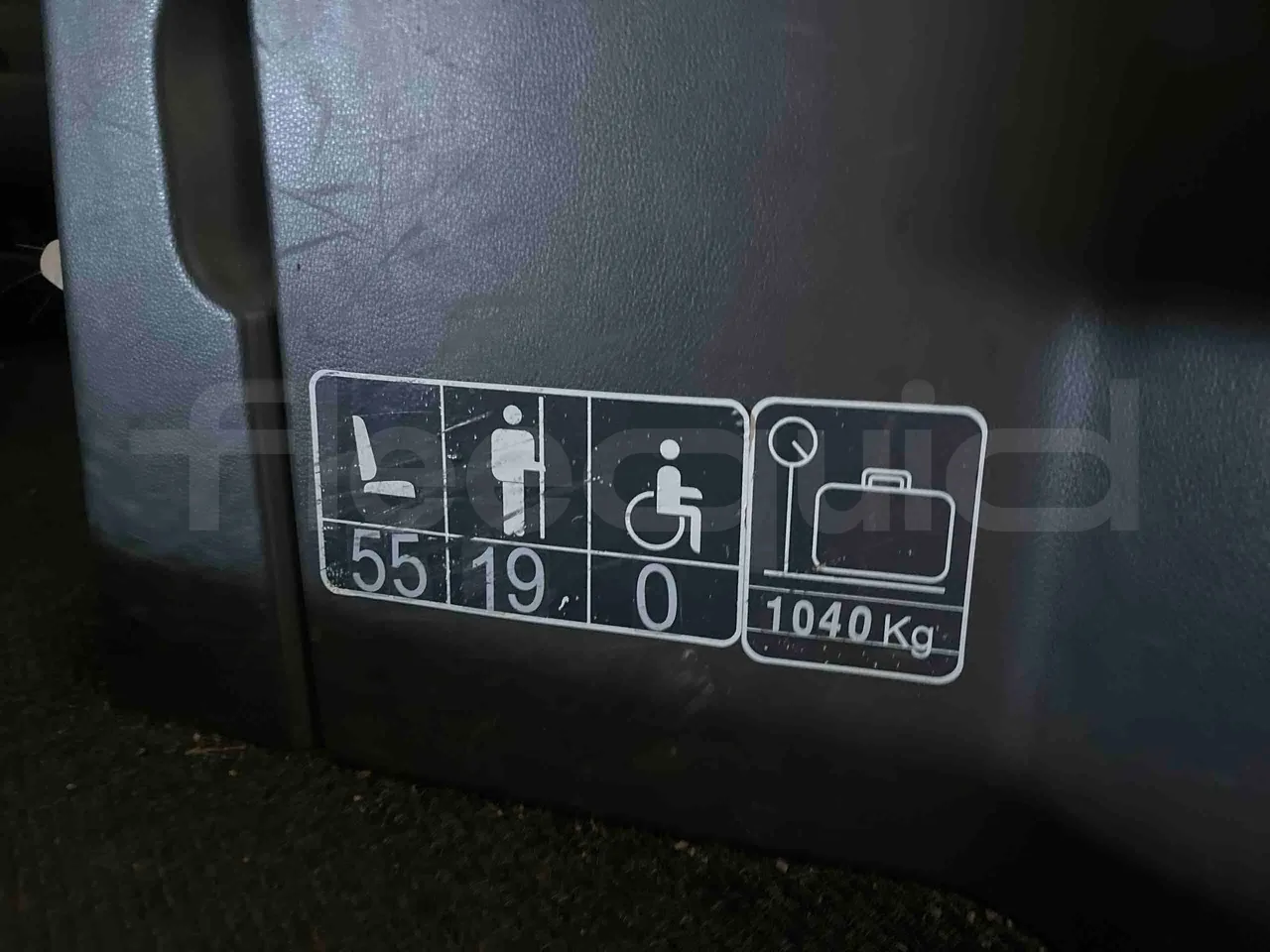 Mercedes-Benz Tourismo 632 07 - EUR5 - 260kW - 12.140m - seat plate photo