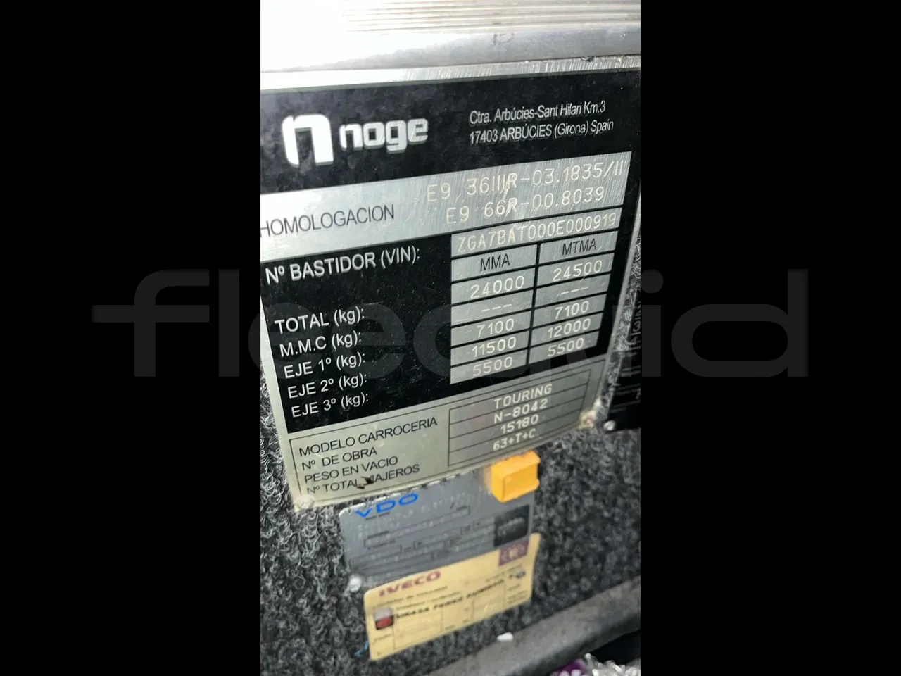 Iveco Noge-Touring T-137000-8047/Euro5-331Kw-13,7Mt - onboard devices 3