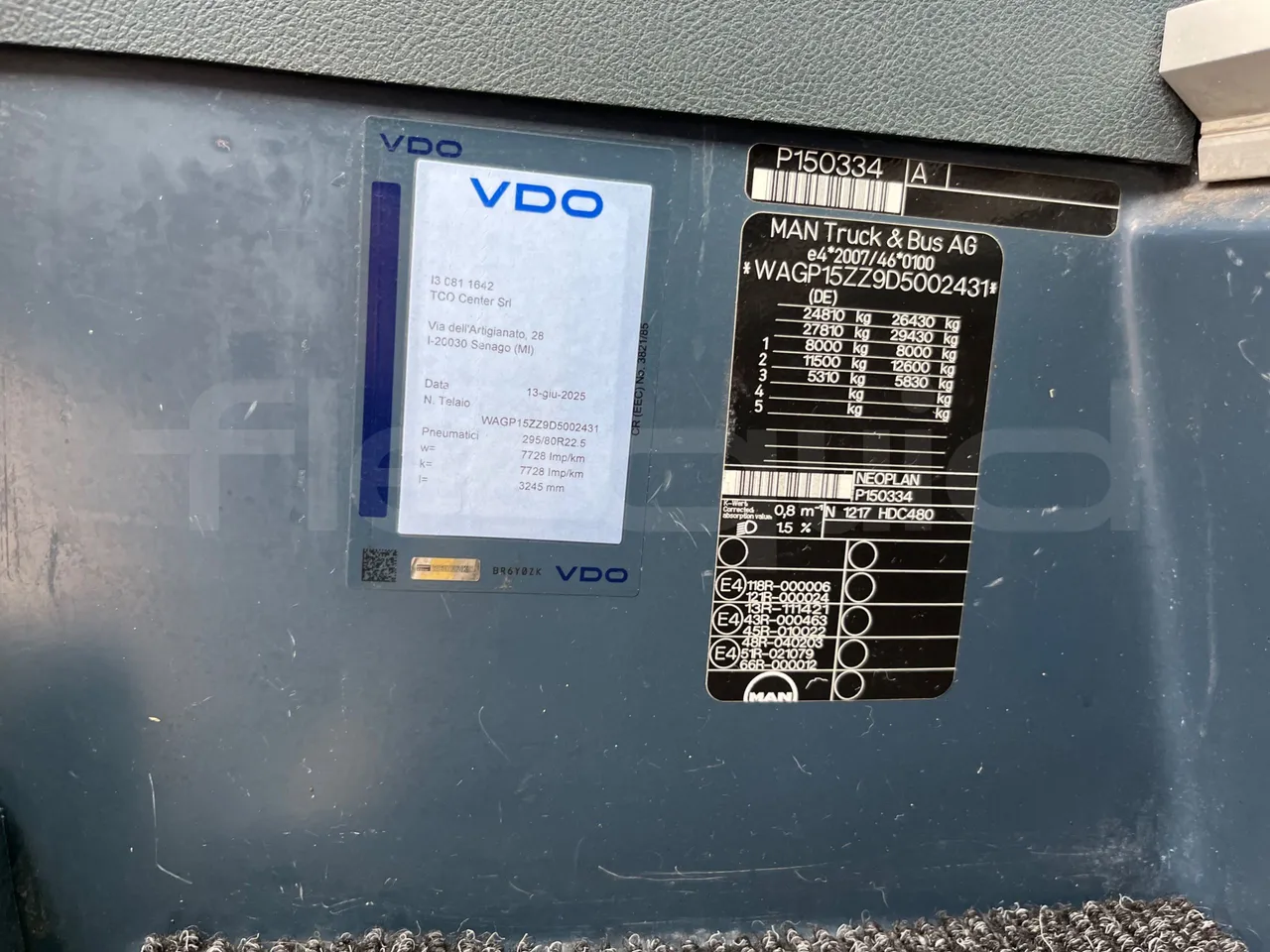 Neoplan Cityliner CItyliner - EUR5 - 353kW - 12.99m - vehicle plate photo