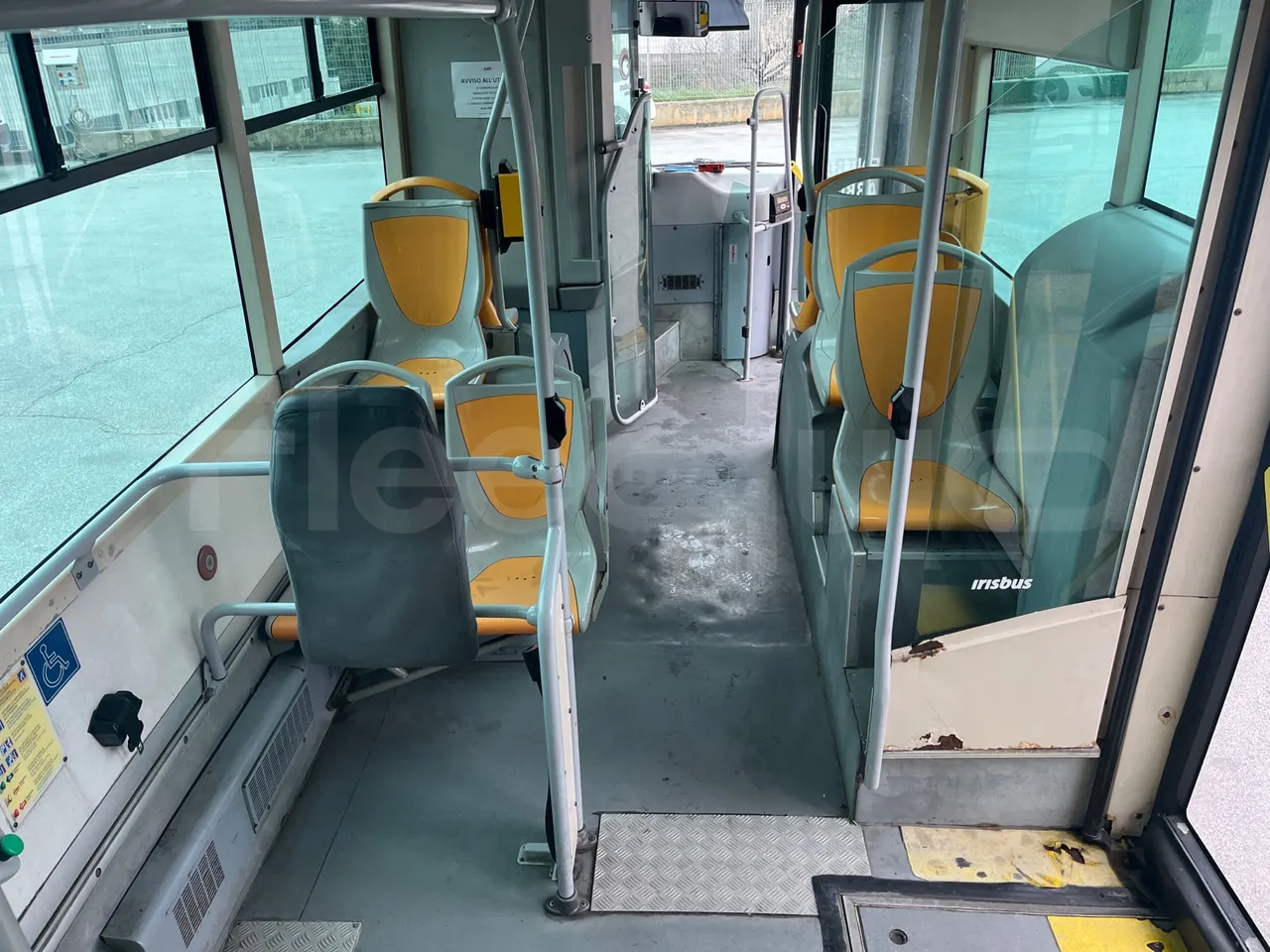 Iveco Citelis PS09D1/80 - EUR5 - 213kW - 10.460m - forward view all seats last row height