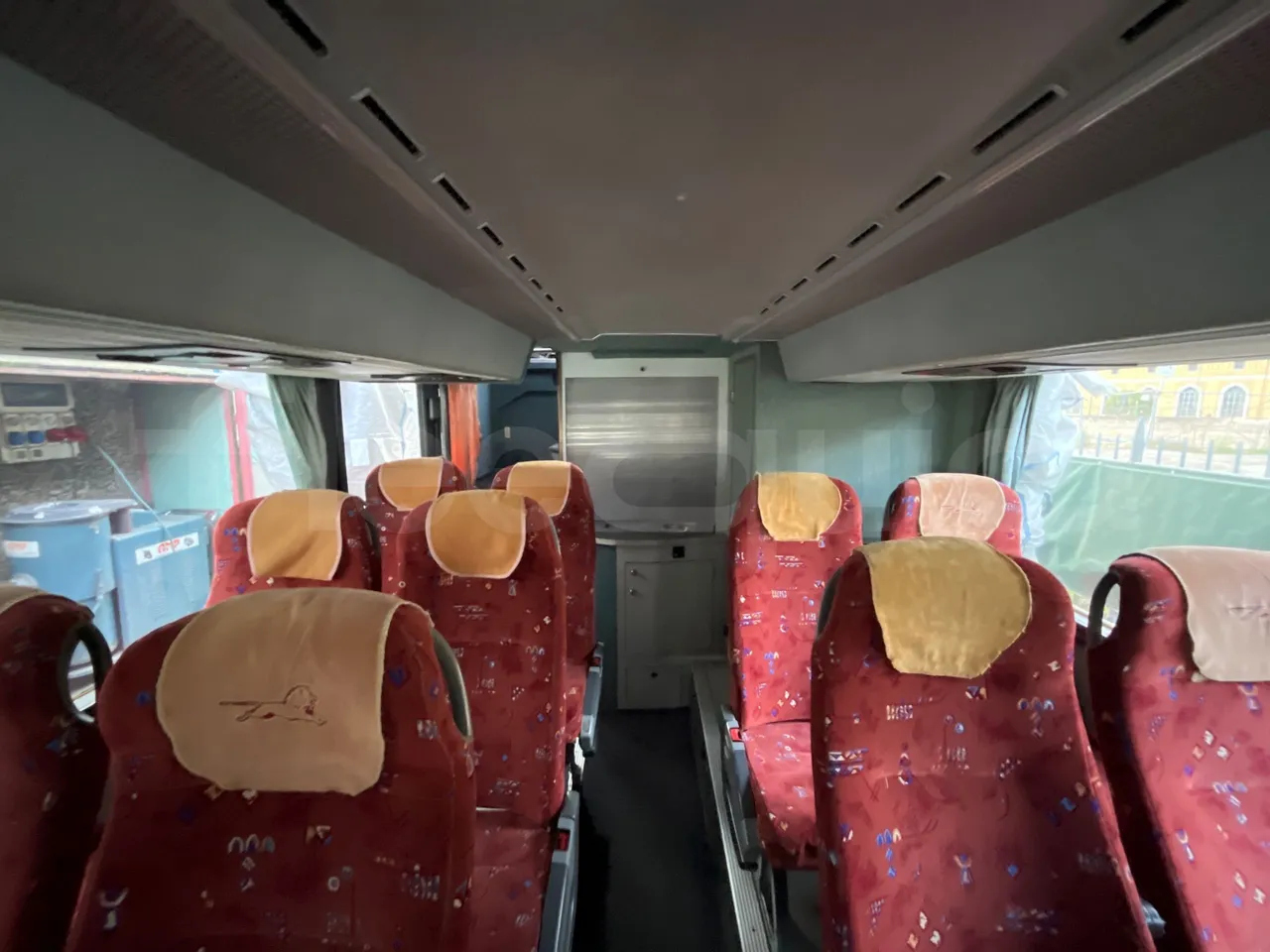 Setra S328 DT P80 E2- Euro2 - 385kW - 12mt - reverse view middle aisle