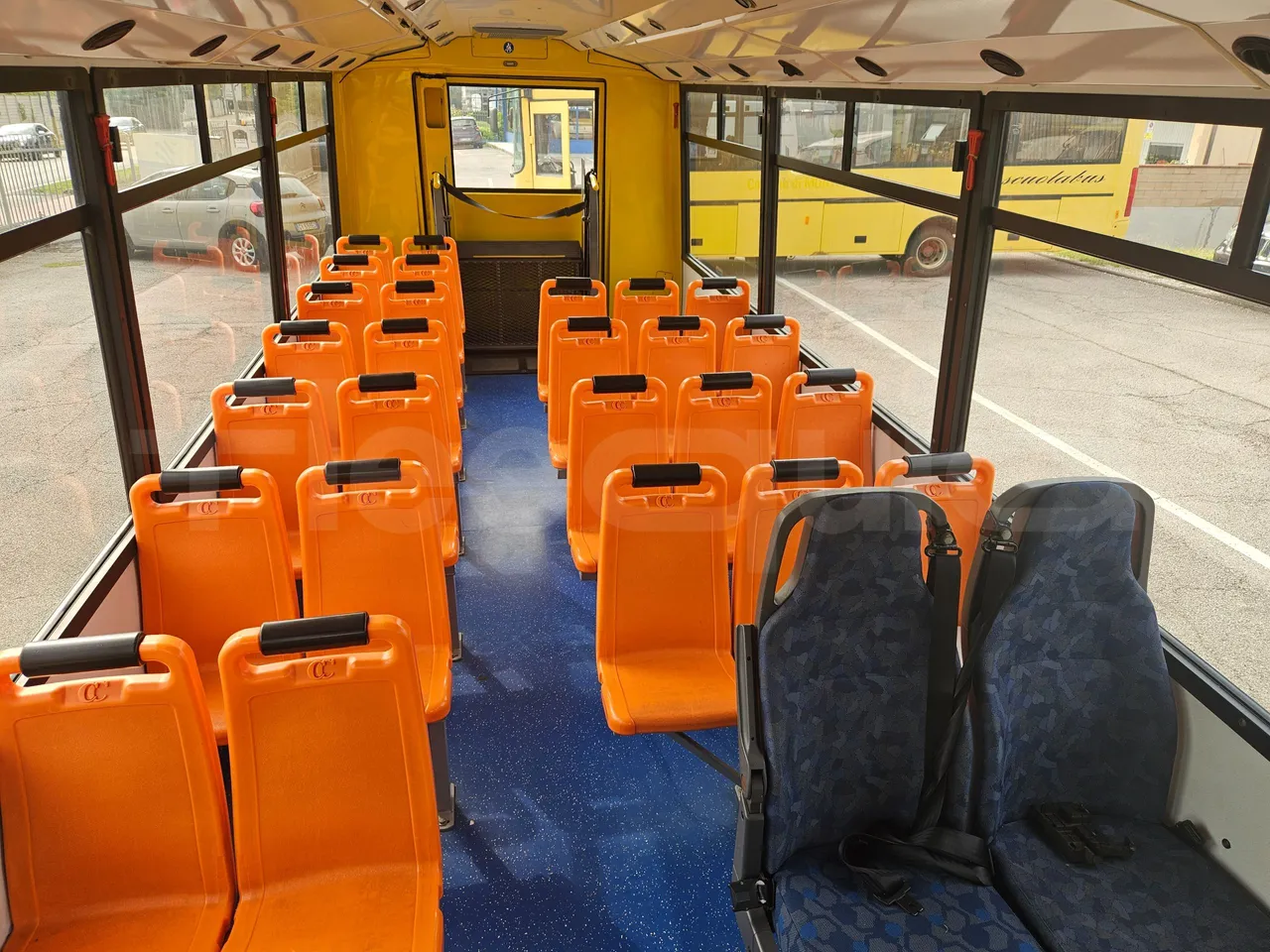 Iveco Cacciamali TS65-4350/ Euro5  - 100 Kw - 8,040 Mt - interior reverse seats driver height (mandatory for bus to scrap)