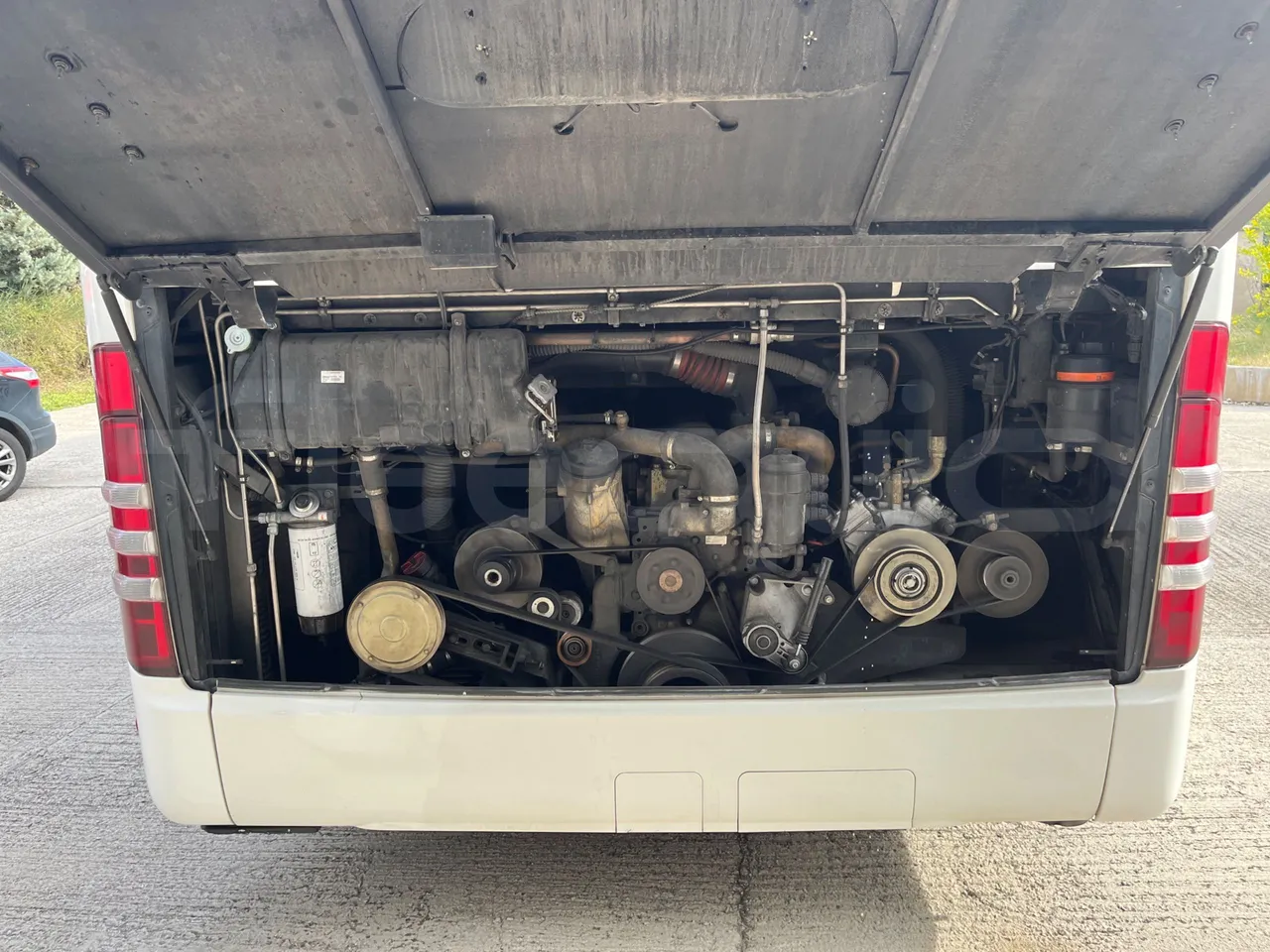 Mercedes-Benz Travego   Travego RHD M - Euro 5 - 315 kW - 13 mt - rear hatch open