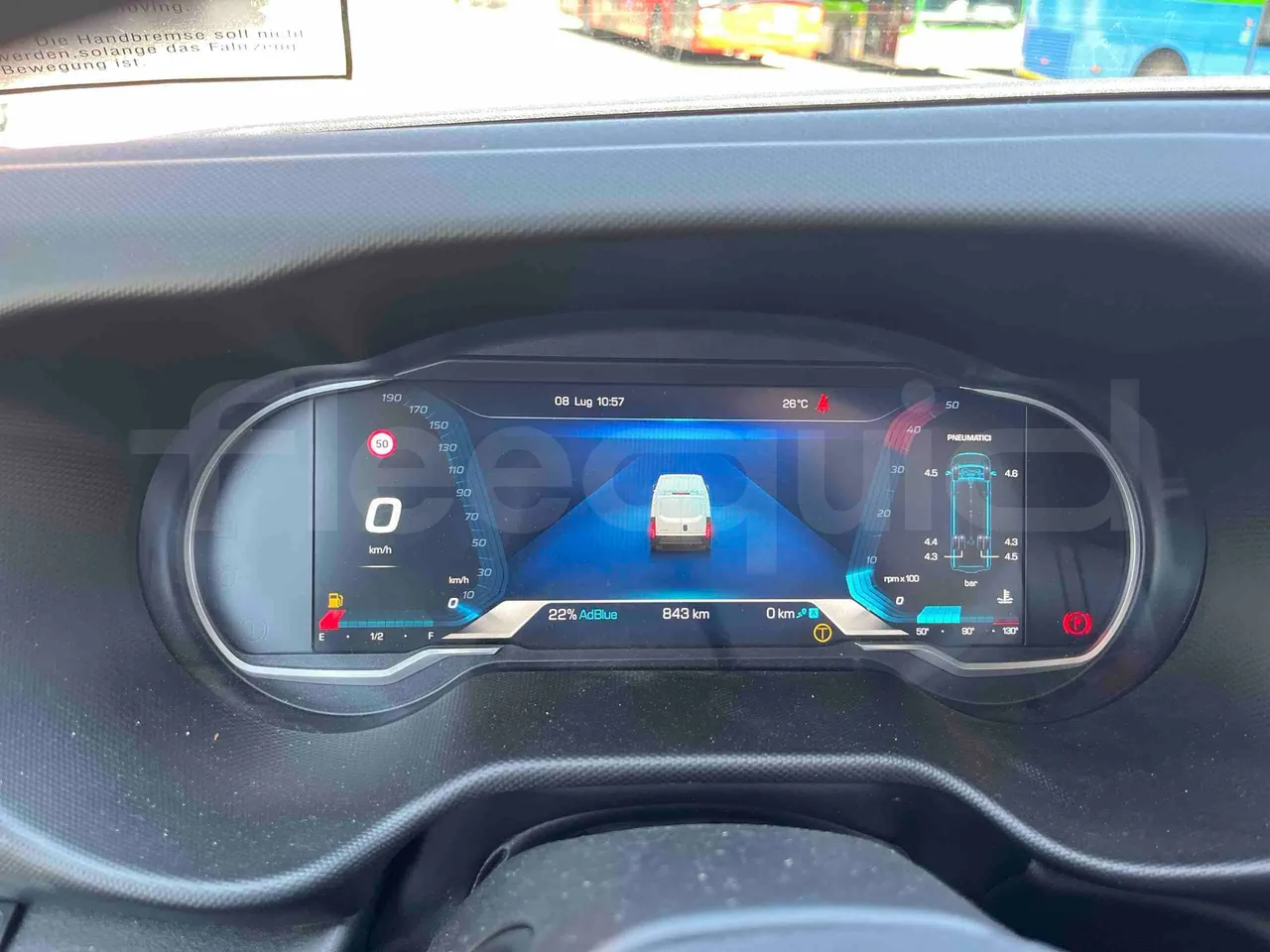Iveco Daily - dashboard lights on