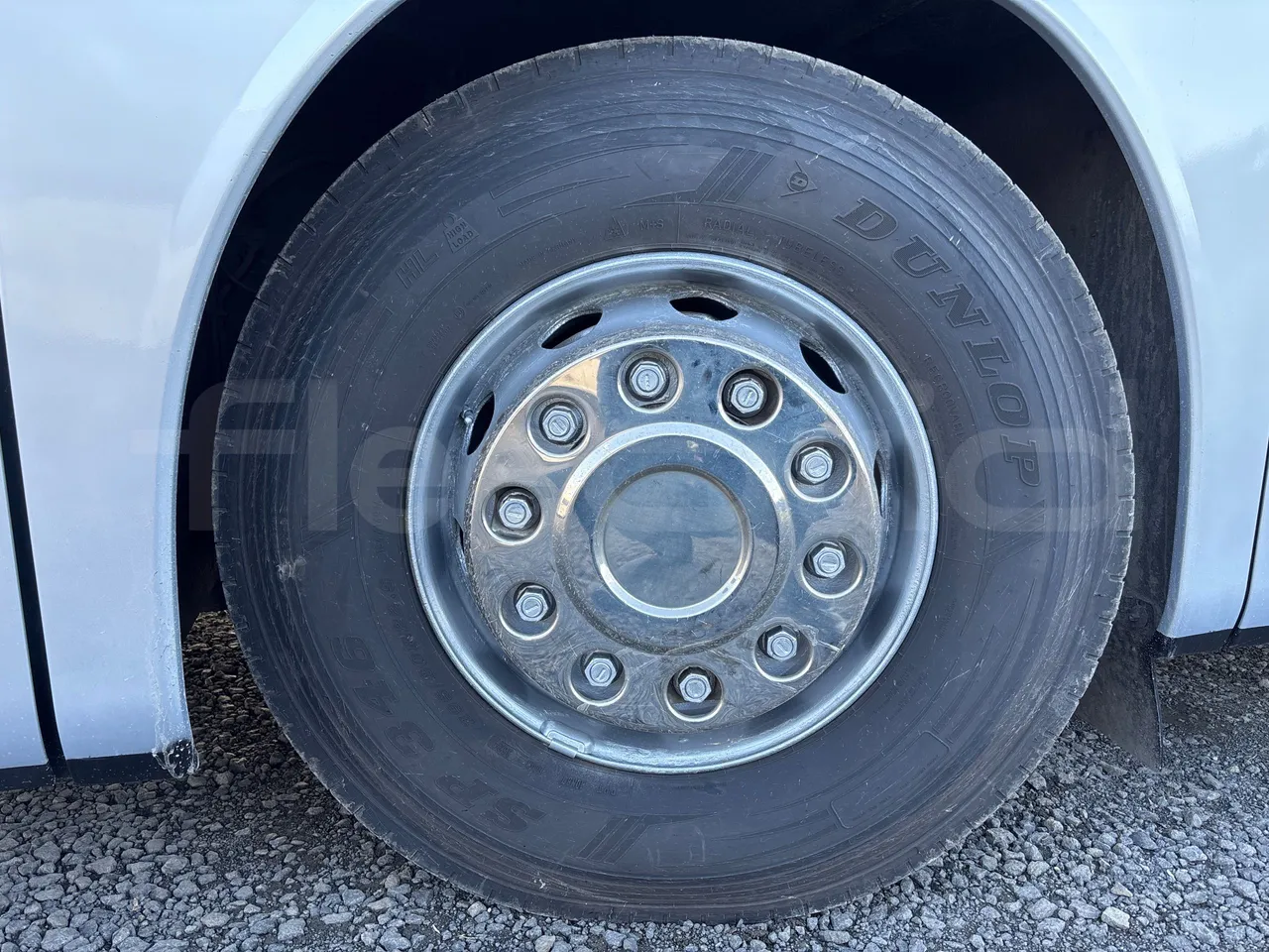 Setra S417 GT_HD - Euro 5 - 335 Kw -14.050 mt - front left tire measurements