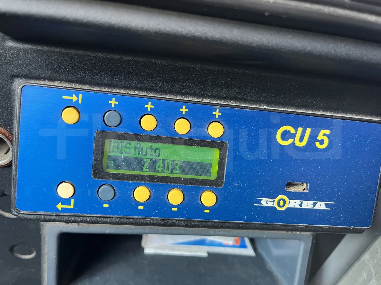 Setra S415 - Command Unit Indicators