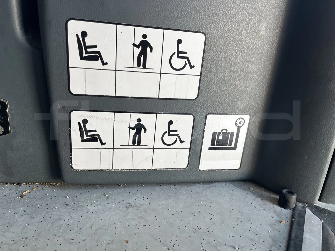 Setra S415 - Seats Plate