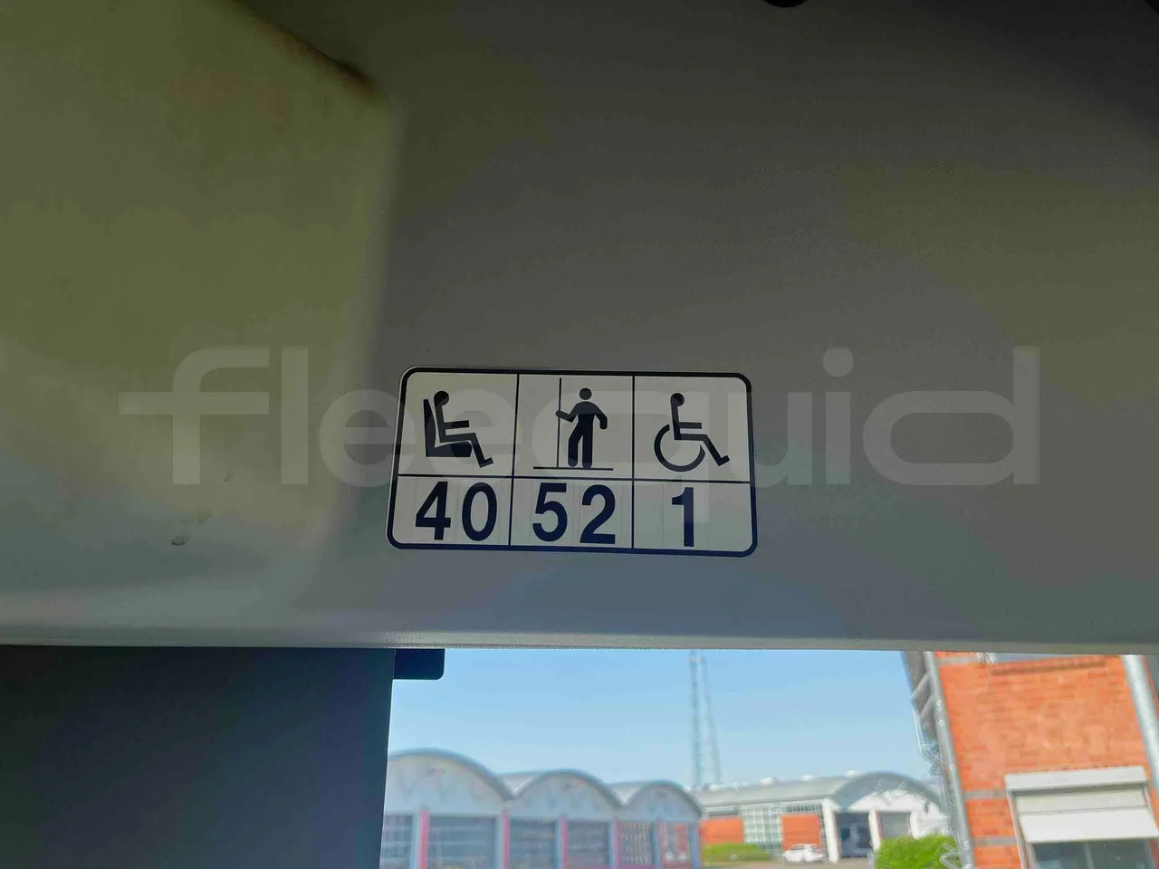 Mercedes-Benz Citaro - Seats Plate