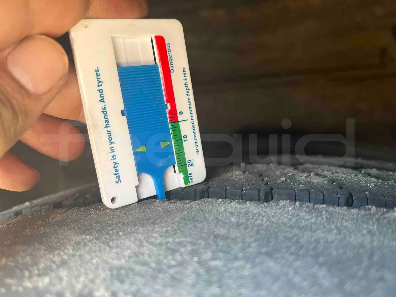 Mercedes-Benz Citaro - First Axle Left Side: Tyre Tread
