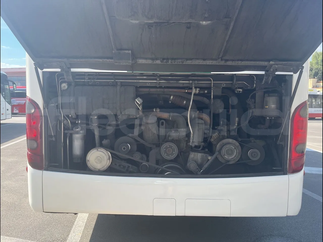 Setra S415 - Rear Hatch Open