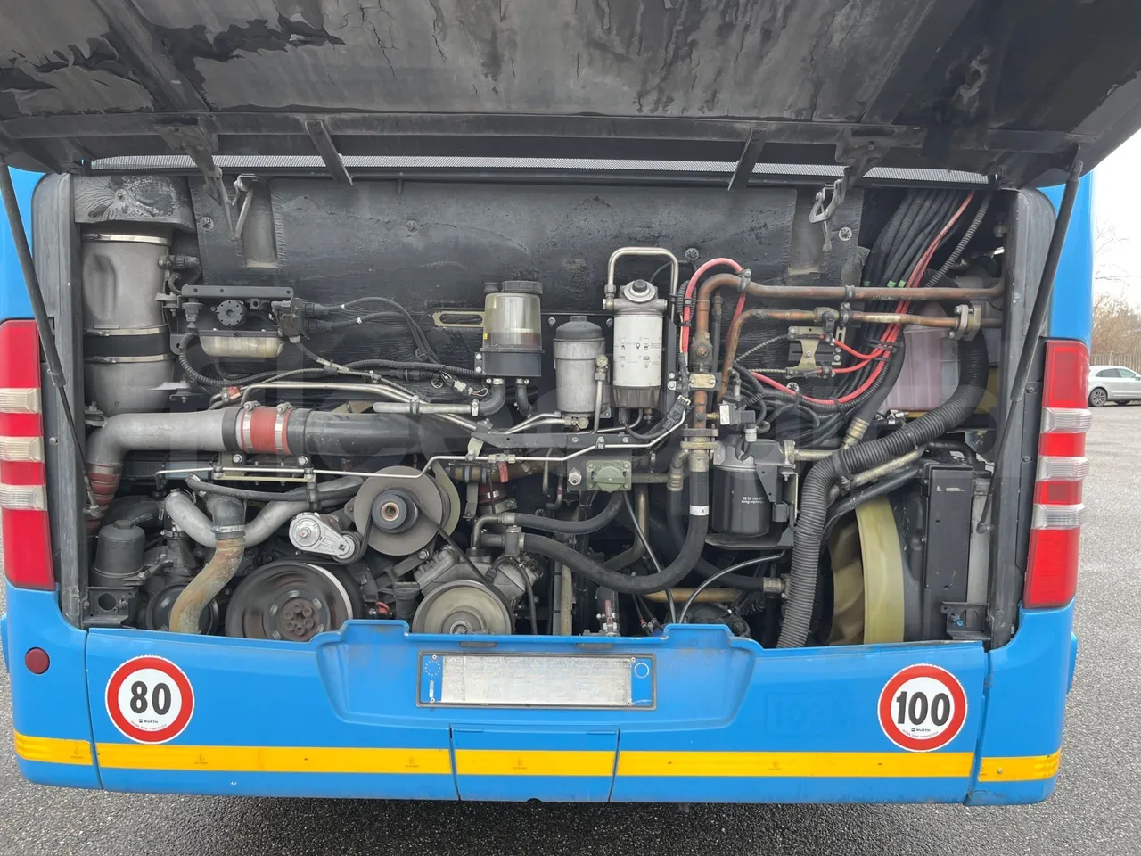 Mercedes-Benz Citaro O 530/2PCL2E4 - Euro 4 - 210 kW - 11,950 mt - rear hatch open