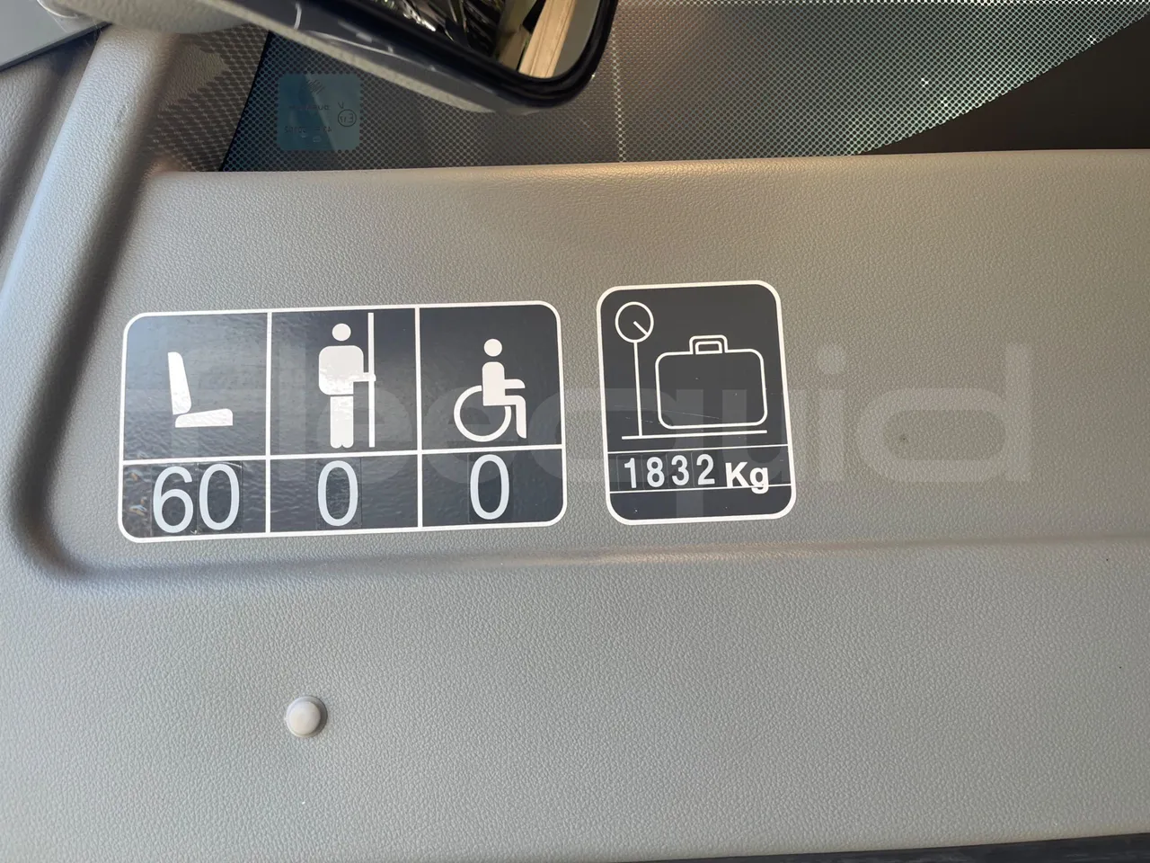 Mercedes-Benz Tourismo RHD L - Euro6 - 315kW - 13.990mt - seat plate photo