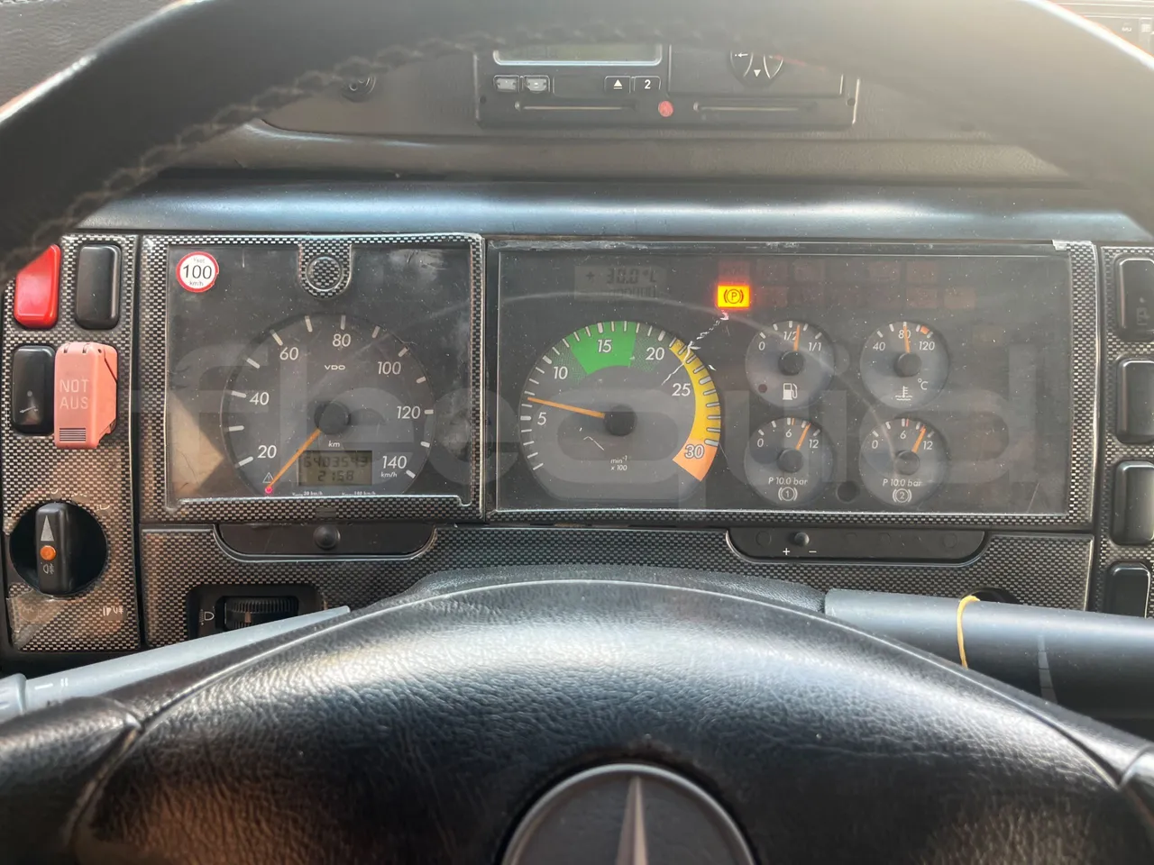 Mercedes-Benz 818 Sitcar - EUR5 - 130kW - 7.660m - dashboard lights on