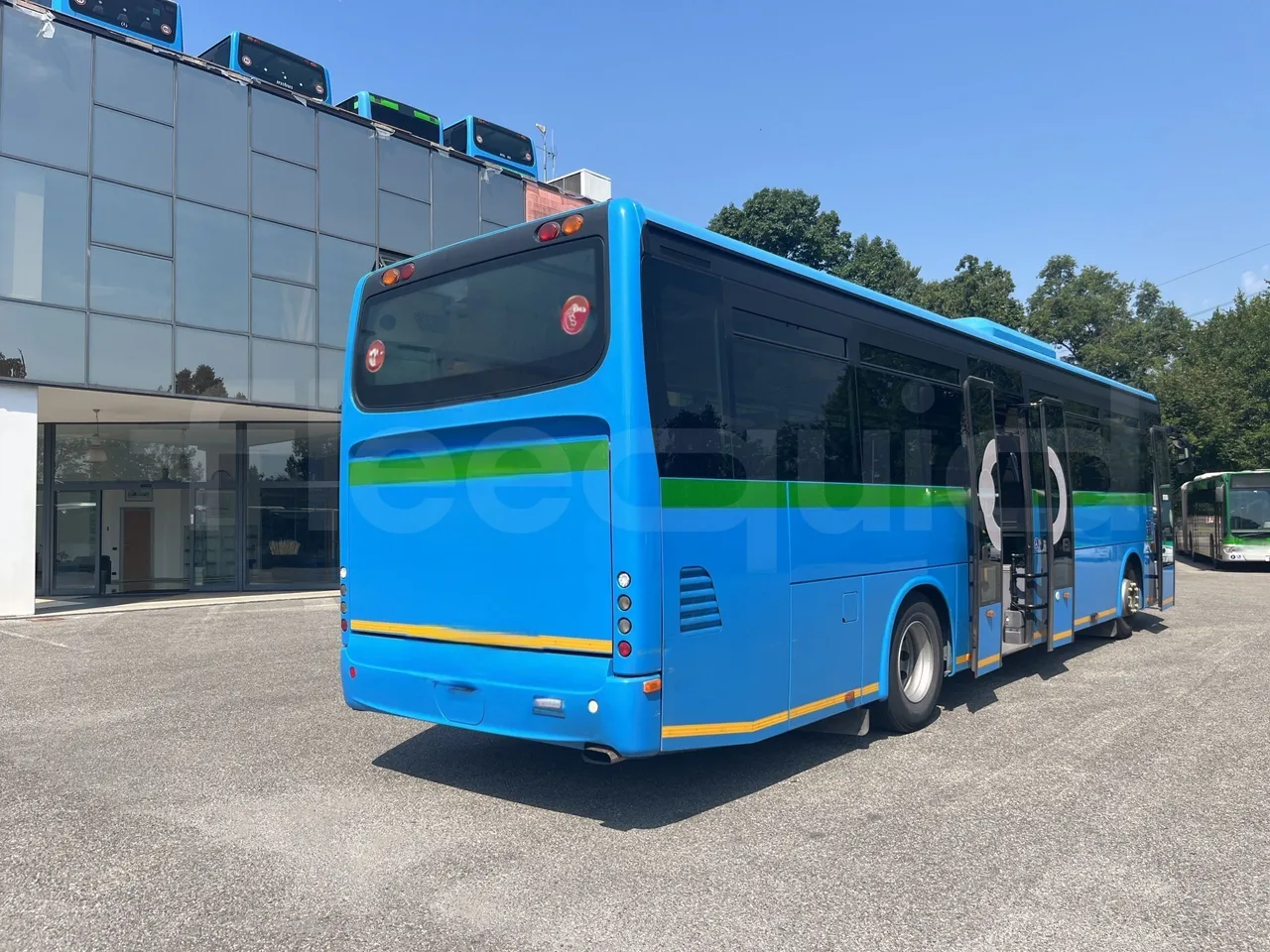 Iveco Crossway - 3/4 Rear Right Side Doors Open