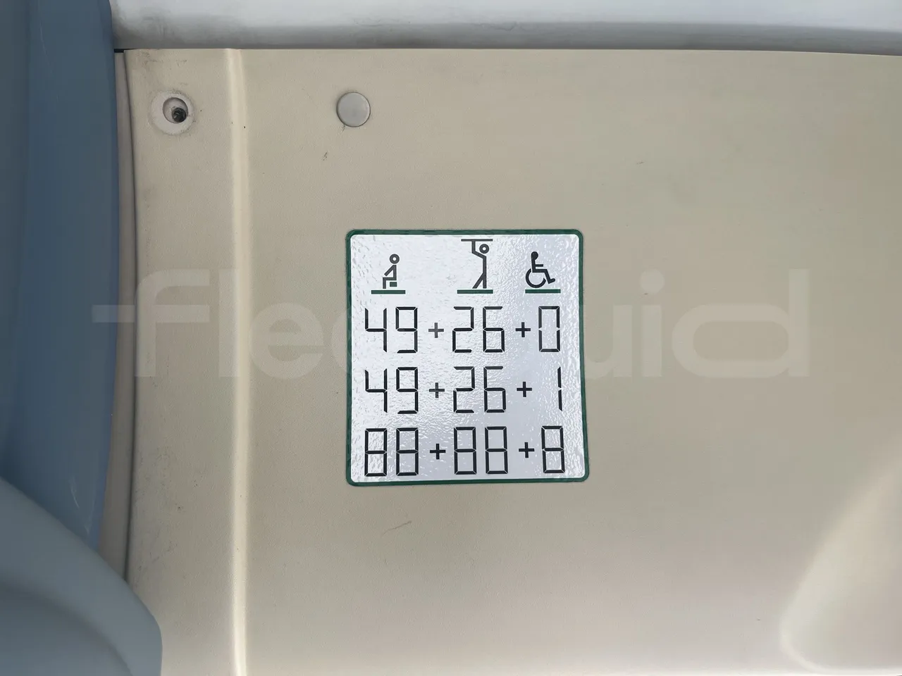 Iveco Crossway - Seats Plate