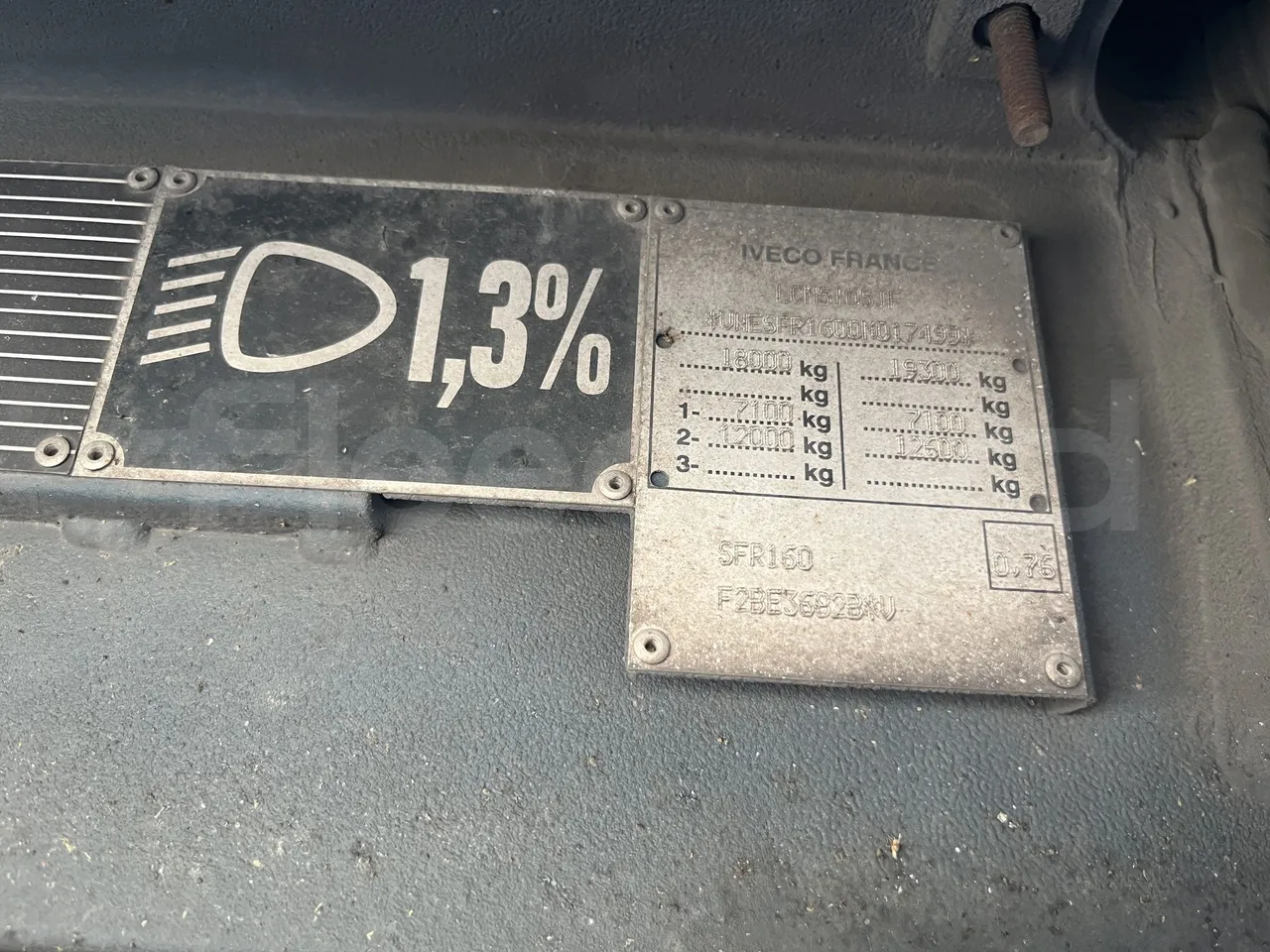 Iveco Crossway - Vehicle Plate