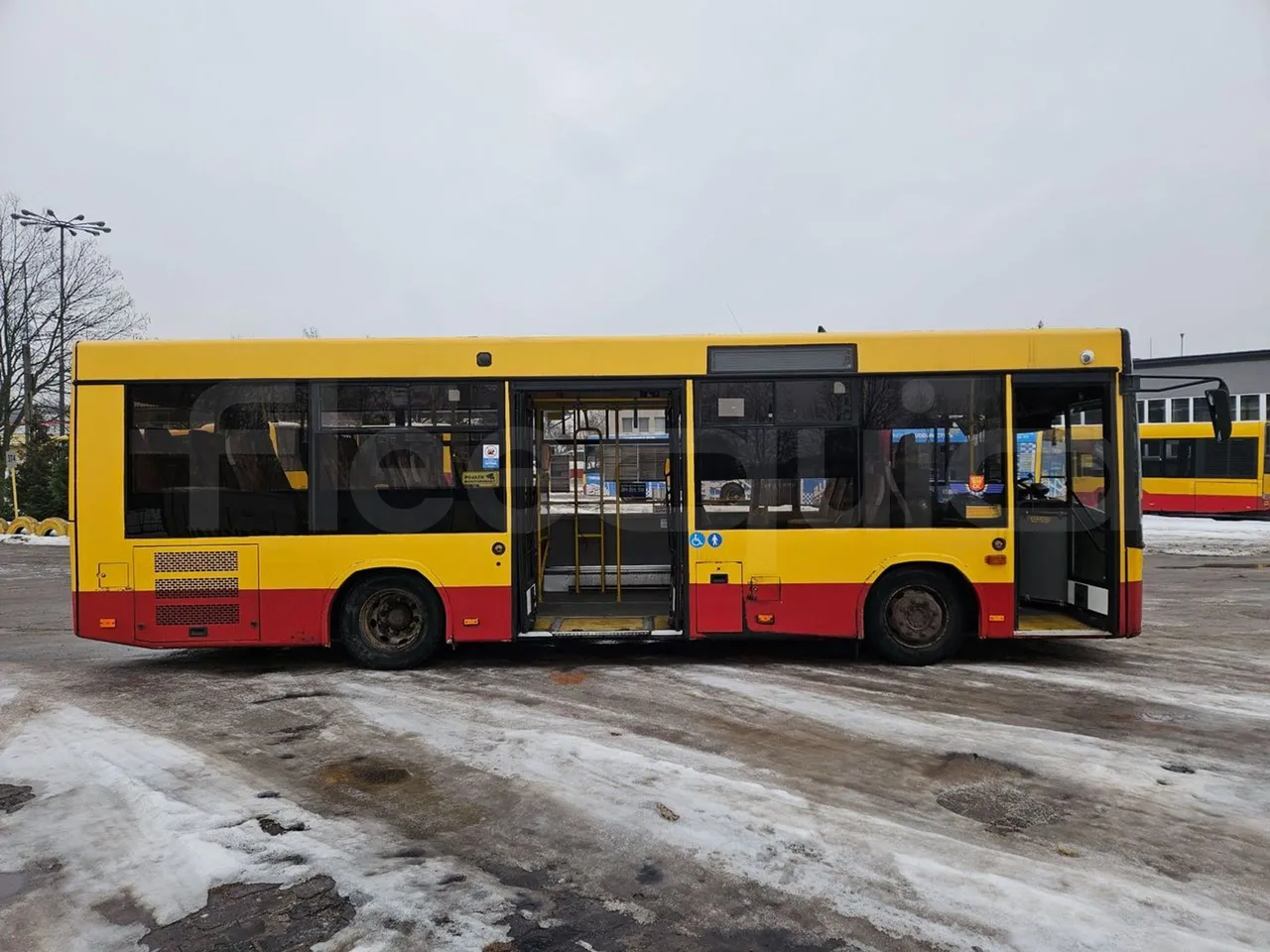 MAZ 206 206 - Euro 5 - 130 kW - 8.65 mt - right side doors open