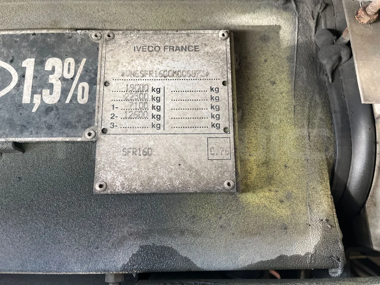 Iveco Recreo SFR160 - Euro5 - 243 kW - 12.760 mt - chassis VIN photo