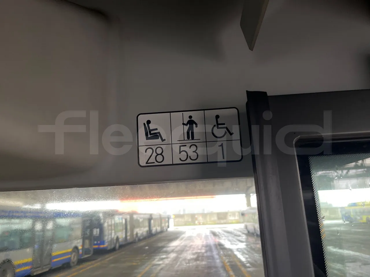 Mercedes-Benz Citaro Evobus MB0530 - Euro5 - 210kW - 10.503mt - seat plate photo