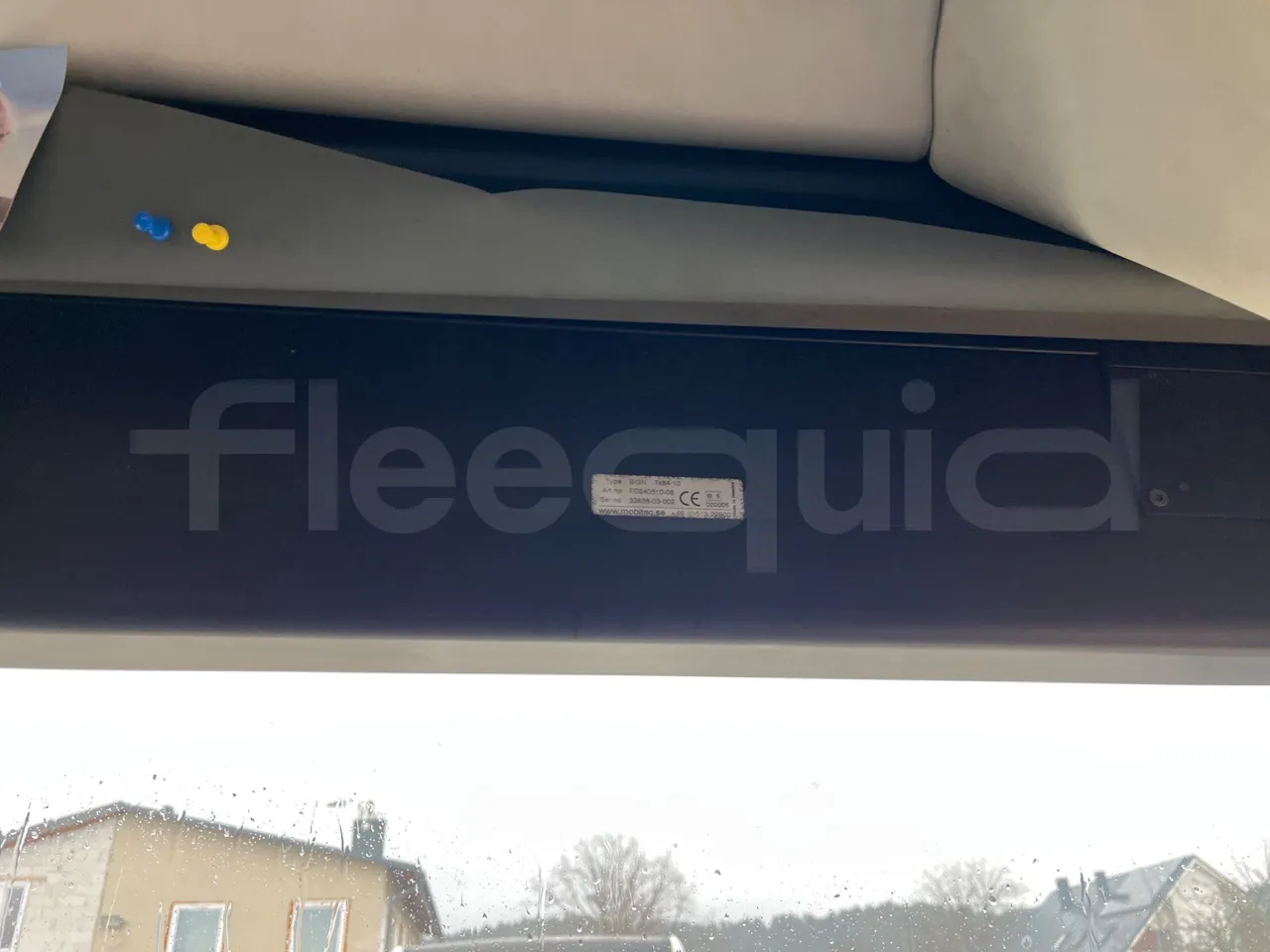 Setra S317UL UL - Euro3 - 220kW - 13.850mt - command unit indicators