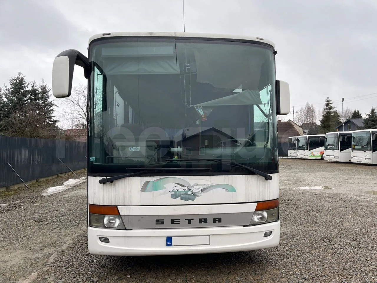 Setra S317UL UL - Euro3 - 220kW - 13.850mt - front photo