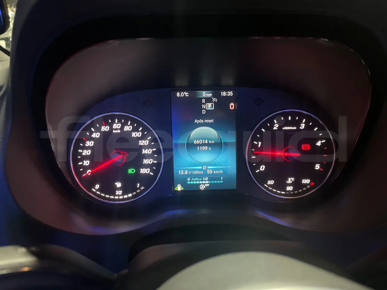 Mercedes-Benz Sprinter 906BB35 - Euro 6 - 140 kW - 5.900 mt - dashboard lights on