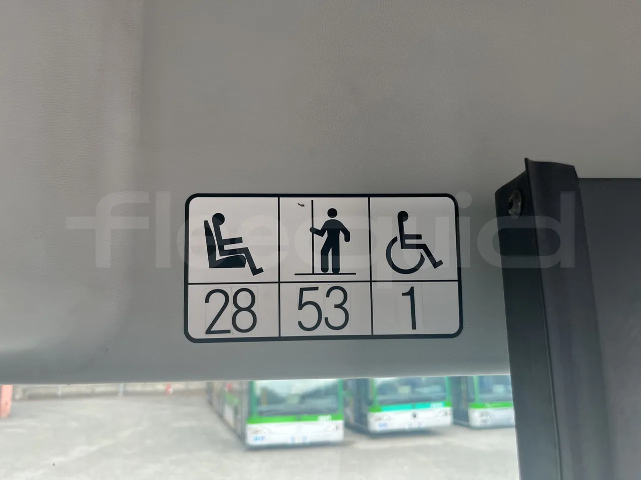 Mercedes-Benz Citaro K - Seats Plate
