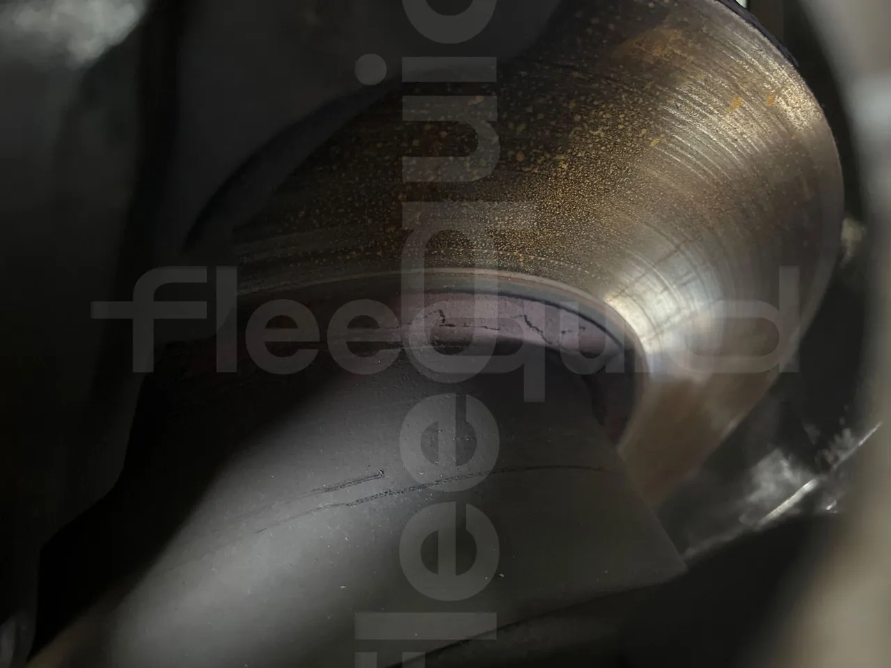 Van Hool Astromega TDX25 - EUR6 - 390kW - 13.15m - front discs left