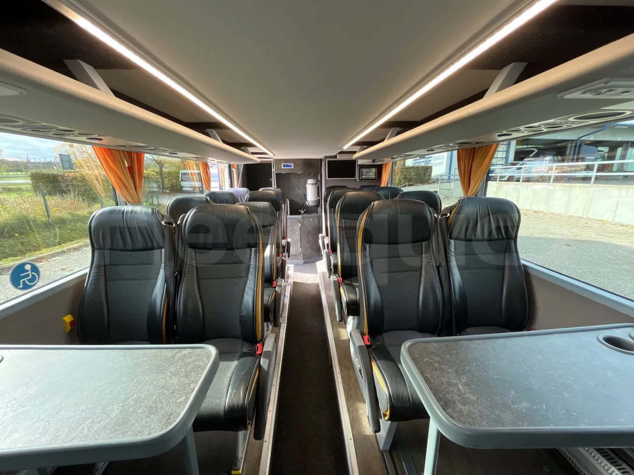 Van Hool Astromega TDX25 - EUR6 - 390kW - 13.15m - reverse view middle aisle