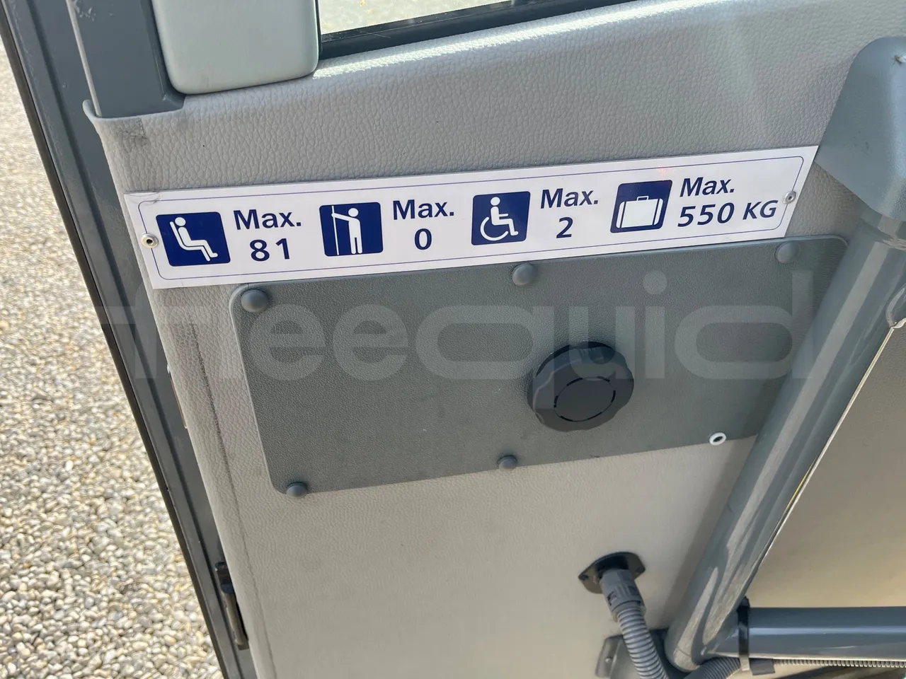 Van Hool Astromega TDX25 - EUR6 - 390kW - 13.15m - seat plate photo