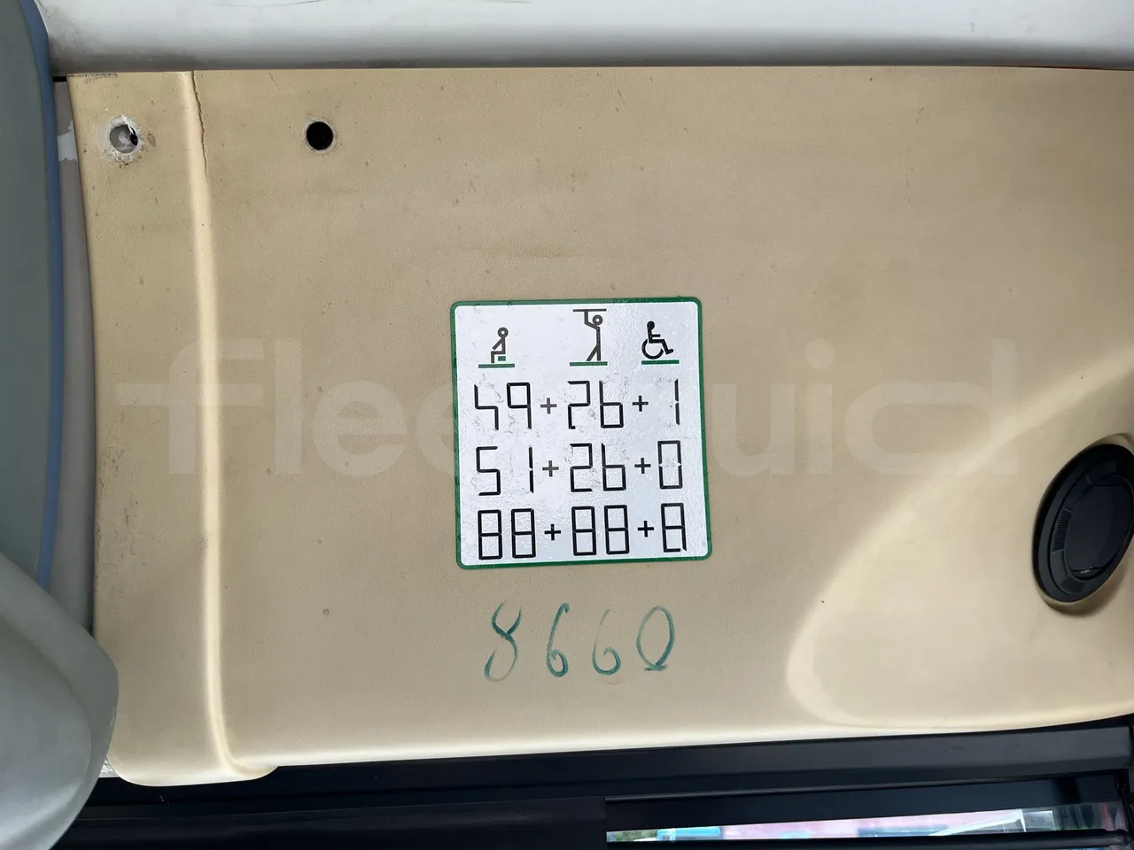Iveco Crossway - Seats Plate