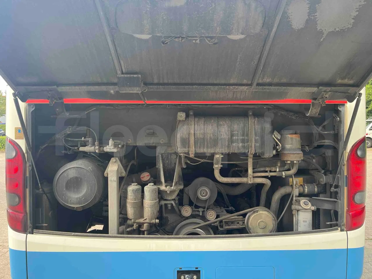 Setra S412 - Rear Hatch Open