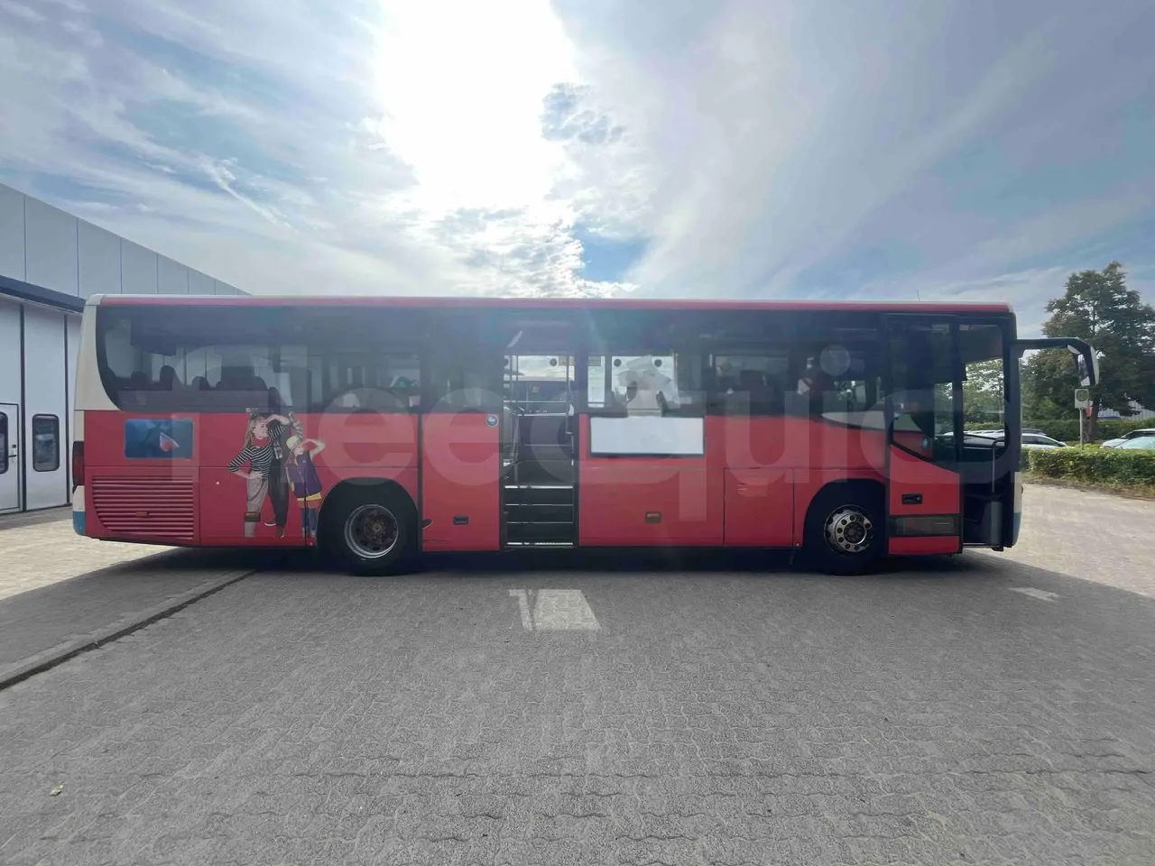 Setra S412 - Right Side Doors Open