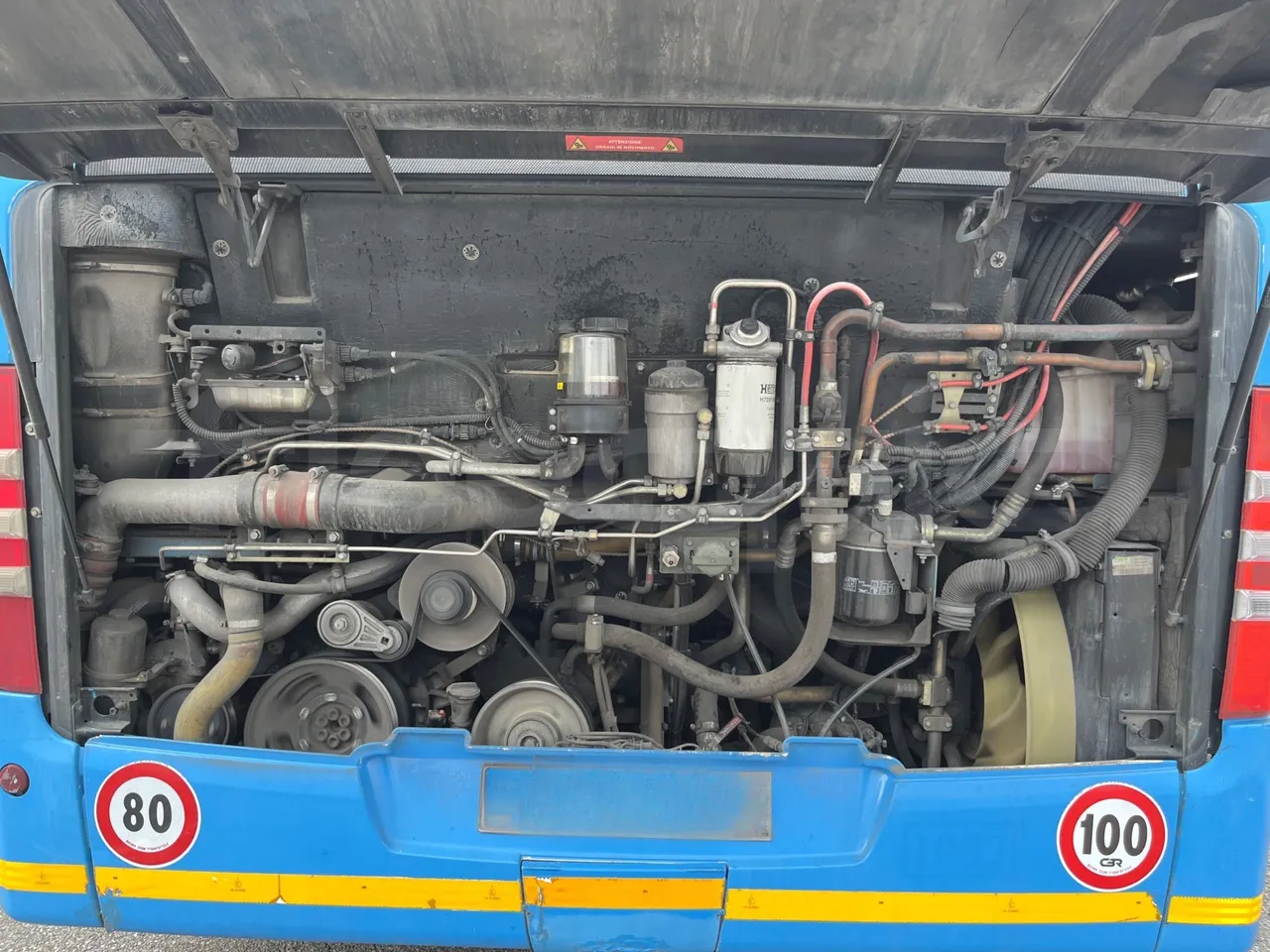 Mercedes-Benz Citaro O 530/2PCL2E4 - Euro 4 - 210 kW - 11,950 mt - rear hatch open