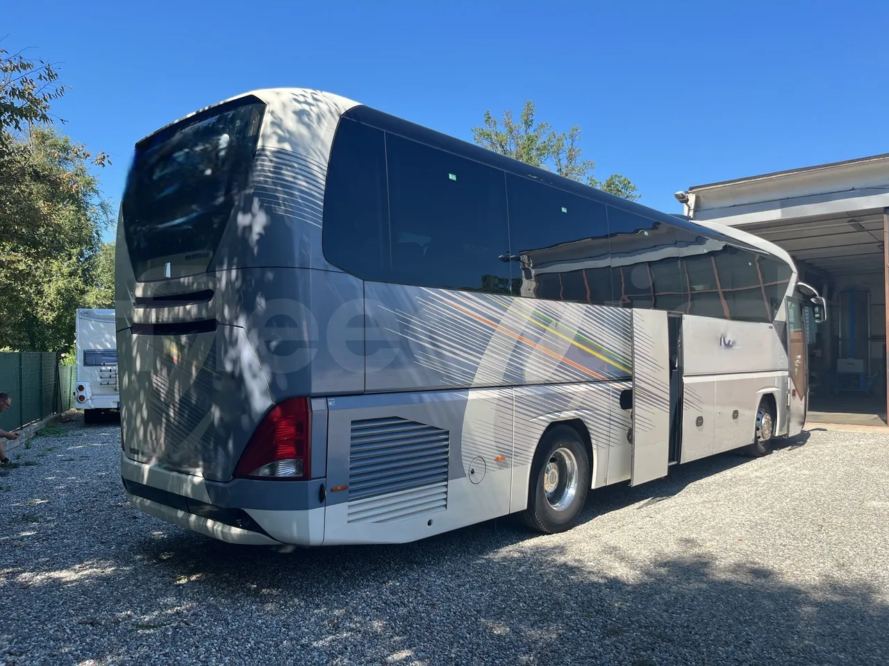 Neoplan Tourliner - 3/4 Rear Right Side Doors Open