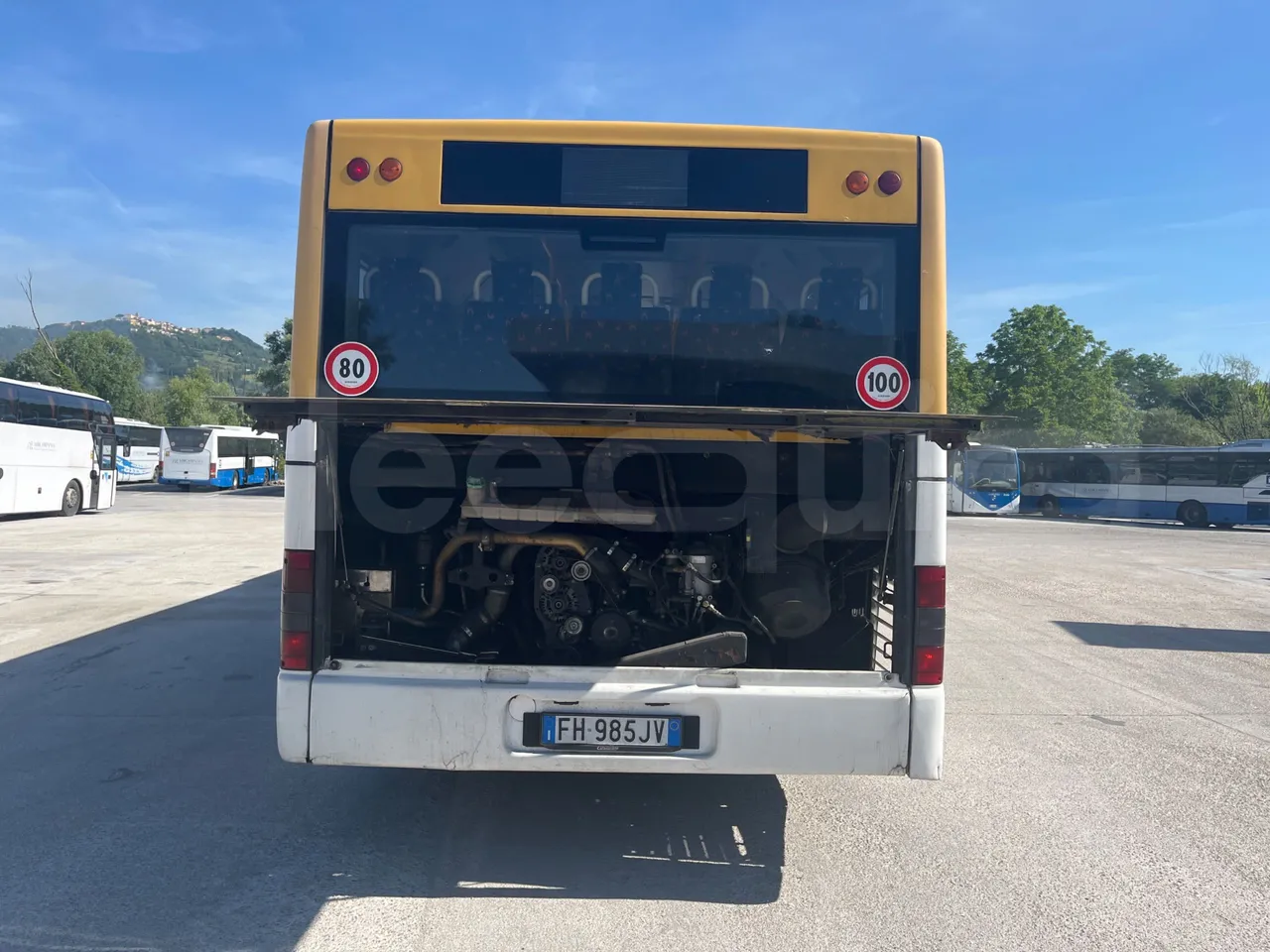 Man Lion's City T A78 - EUR4 - 191kW - 11.857m - rear hatch open (mandatory for bus to scrap)