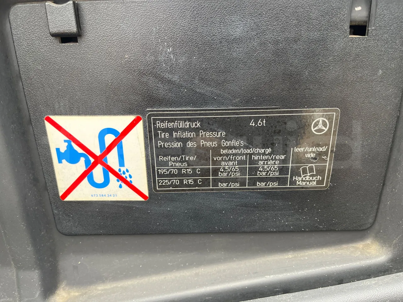 Mercedes-Benz Sprinter 416CD - EUR3 - 115kW - 6.985m - vehicle plate photo